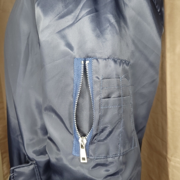 Men's Imperious Original Apparel Zipper Front Jacket - Size: 2X - Blue/Orange - Picture 5 of 9
